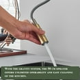 thumbnail image 5 of feetron Brushed Gold Kitchen Sink Faucet Touch On Sensor with Pull Down Sprayer Activated Mixer Tap, 5 of 8