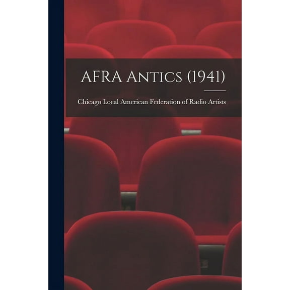 AFRA Antics (1941), (Paperback)