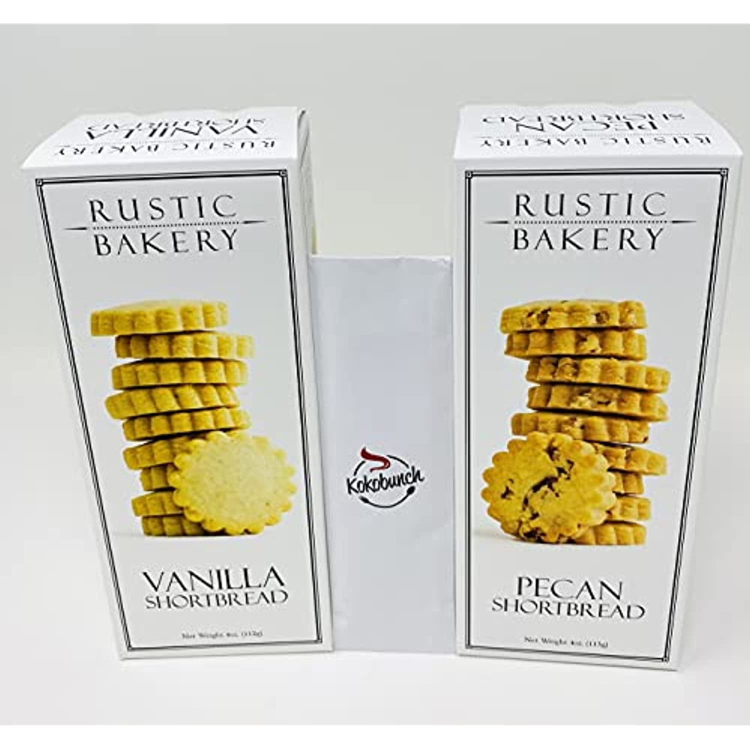 Rustic Bakery Cookies Bread - Pecan Shortbread Cookies & Vanilla Short