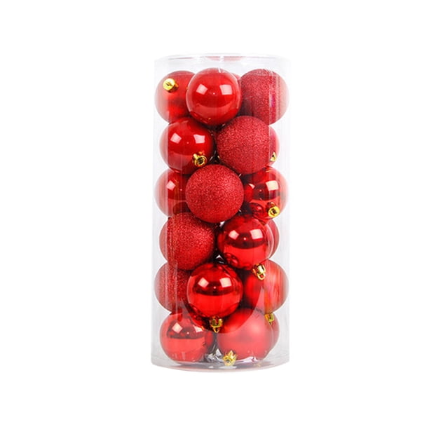 Adornos de bolas de decoración de árbol de Navidad Bola de plástico brillante Decoración de fiesta de barra de casa de casa 4cm kenally HA2235-03B