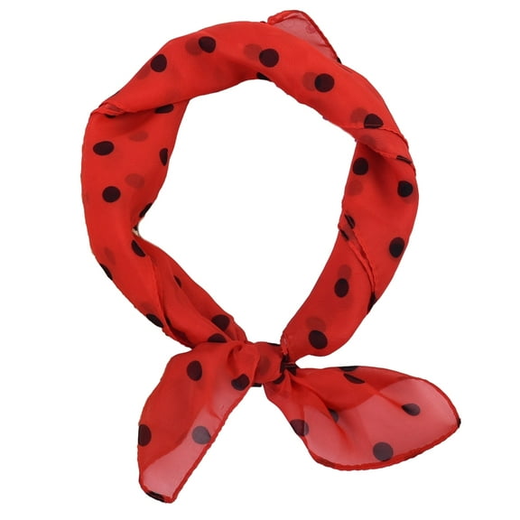 Aellinatey Fashionable Black Dotted Pocket Square for Men and Women Dots Scarf