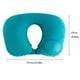 thumbnail image 3 of Cushión inflable U, cojín de viaje, soporte cuello, 2 piezas, portátil, ajustable, material suave, para coche, para viaje, para oficina, inflable fácil, plegable, cómodo, protección cuello,, 3 of 9