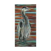 Trademark Fine Art 'Watchful Heron I' Canvas Art by Carolee Vitaletti