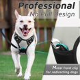 thumbnail image 3 of Dog Harness for Large Dogs, No Pull Service Vest with Reflective Strips and Control Handle, Adjustable and Comfortable for Easy Walking, No Choke Pet Harness with 2 Metal Rings, Pink, L, 3 of 9