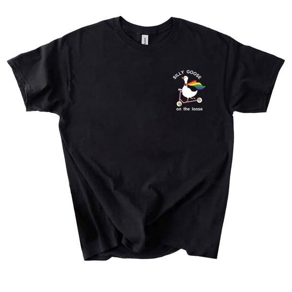 Rainbow Goose T-Shirt, LGBTQ Shirt, Pride Shirt, Gay TShirt
