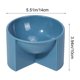 thumbnail image 3 of Comedero elevado para gatos antiderrames de boca ancha – Comedero ergonómico elevado para mascotas con inclinación de 15°, base estable anti-punta, plástico, varios colores, 1 Pc, 3 of 6