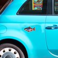 thumbnail image 2 of 1PC American Flag Fishing Decal, Cartoon Pattern Vinyl Sticker for Car, Van, Truck, Wall, Laptop, Door, Window - Rear Placement, Plastic Surface Recommendation, Single Use, Animal Theme, Irregular Sha, 2 of 5