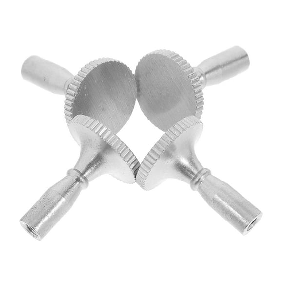 WHAMVOX Universal Lamp Switch Knob Replacement Copper Silver for Lamp with Material and Stylish Design 4 Pieces