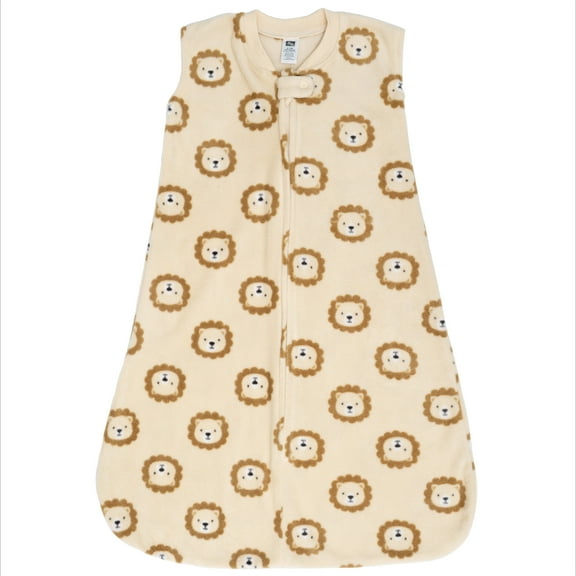 Hudson Baby Infant Boys Fleece Sleeping Bag, Sack, Blanket, Tan Brave Lion, 0-6 Months