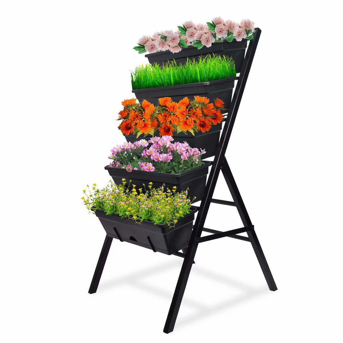 Raised Garden Bed, MultiTier Plant Stand Flower Display Rack, Vertical