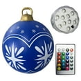 thumbnail image 1 of 60cm Inflatable Christmas Ball PVC Glow Christmas Inflatable Ball (Style S), 1 of 8