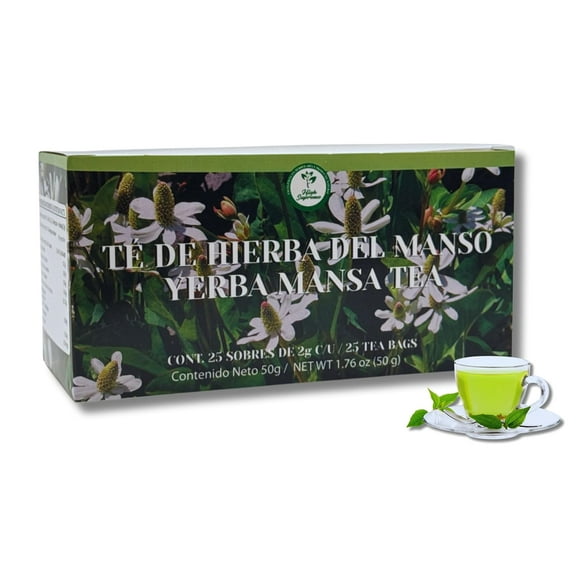 Hierba del Manso Te (Manso Herbal Tea) – 100% Natural, Vegan | 25 Tea Bags