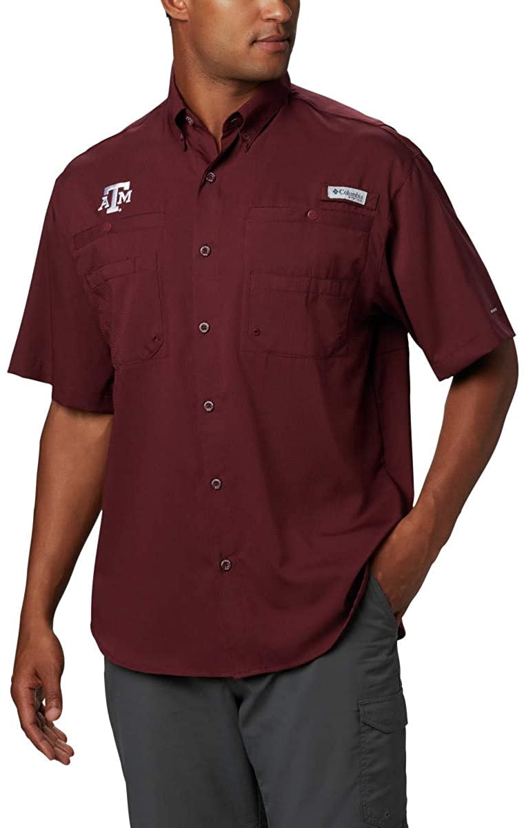 Columbia NCAA Mens Tamiami Short Sleeve 