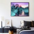 thumbnail image 2 of Cuadros Decorativos 5D diamante bordado pintura bricolaje bosque nevado lago taladro completo punto de cruz JShteea Nuevos Originales, 2 of 8