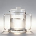 thumbnail image 6 of Sippy Cup for Adults, Beakers for Elderly with Large Capacity, Spill Proof Adult Sippy Cup Clear Plastic Dysphagia Cups with Handle and Lid for Easy Drinking, 6 of 9