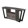 thumbnail image 1 of Pemberly Row 60-inch One-Drawer TV Stand with Shelves in Gray Wood Finish, 1 of 7