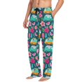 thumbnail image 2 of FORMRS Mens Pajama Pants with Pockets Cotton Sleepwear Lounge Bottoms Sizes S-2XL, Green Vibrant Truck Pattern, 2 of 7