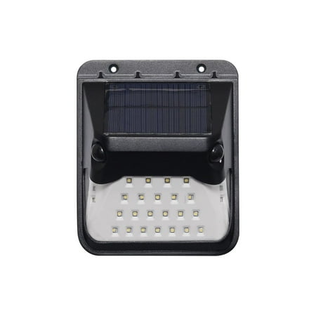 Westinghouse 10- 600 Lumen Solar Motion Activated Light with Dusk to Dawn Feature in Black Finish