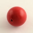 thumbnail image 2 of 500pc Round Cinnabar Beads FireBrick 8mm Hole: 1.5mm, 2 of 2