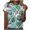 Green, variant on Fesfesfes Yoga Top Women's Top Easter Printed Round Neck Short Sleeve T-shirt Womens Summer Tops S(US:4)