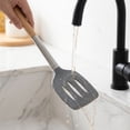 thumbnail image 4 of Unique Bargains Kitchen Utensil Heat-Resistant Spatula for Flipping Light Gray 14x3.1 in, 4 of 5