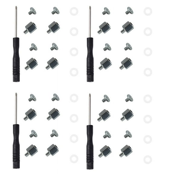 4Set M.2 SSD Screw Kit NGFF NVME SSD Standoff Mounting M.2 NGFF/NVMe Screw Set Stand Screw Hex Nut for A- M.2 SSD