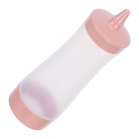 HOOWIFFY Condiment Squeeze Bottle Pink 2Pcs 7.5x2.2x2.2In