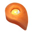 thumbnail image 1 of CNKOO Candle Burner Holder Decorative Creative Shape Durable Natural Rock Salt Tea Light Holder Candlestick, 1 of 5