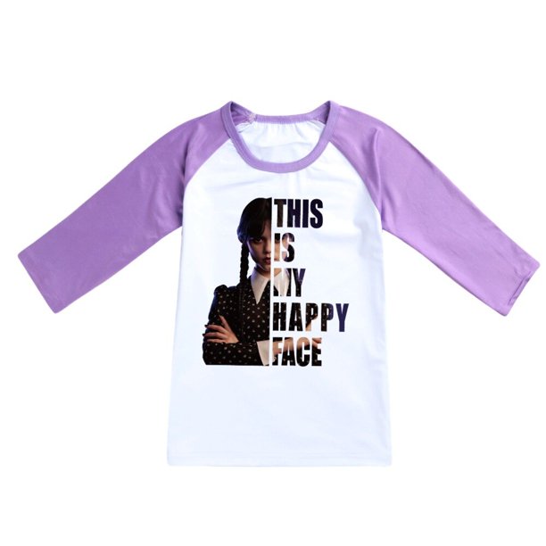 Nueva camisa de algodón para niños Addam, ropa de manga larga para niños y niñas, disfraces informales de manga corta Unisex zhangyuxiang LED