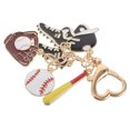 thumbnail image 1 of Greenadscape Llavero Temático De Béisbol Multicolor Con Charm De Guante Para Uso Diario, 1 of 8