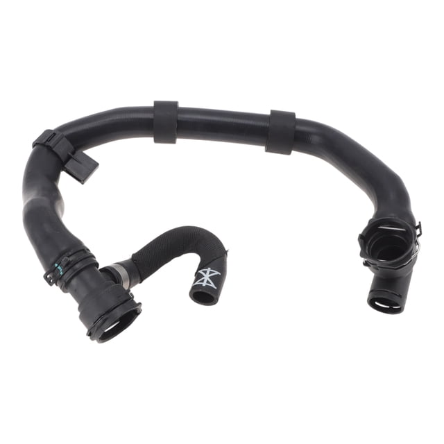 Manguera del radiador, manguera de calefacción del radiador, tubo de salida del radiador para Volkswagen Golf 1.8L 2015-2018 No.5Q0122051AN, tubo de refrigerante de plástico negro 1 Pc