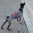thumbnail image 2 of Pet Funny Cool Print Four-Legged Shirt Breathable Soft Puppy Jumpsuit Bodysuit For Small Dogs All Seasons, 2 of 9