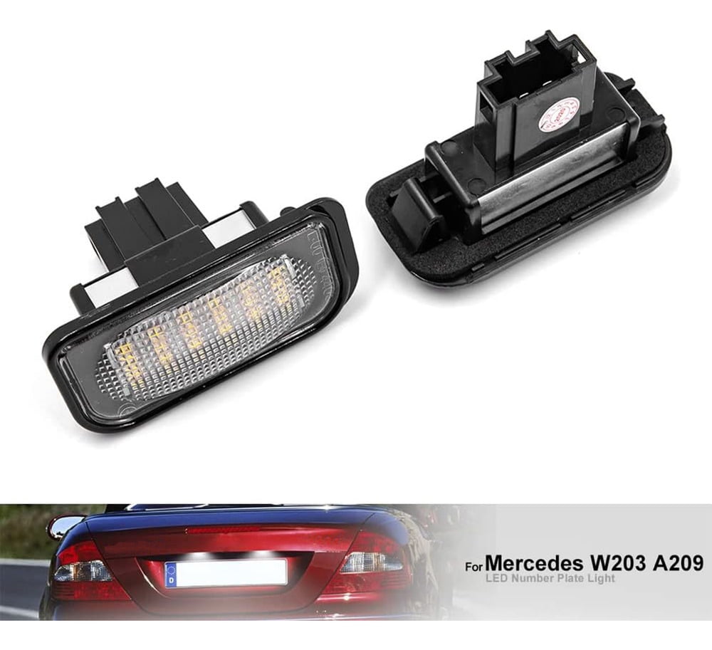 Applicable to License Plate Light for Mercedes Benz C-class W203 2001-2007