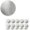 Silver, variant on 2 inch Round Silver Foil Stickers for Embossing 200 Pcs, GYA Blank Self Adhesive Notary Embosser Seal Stickers with Serrated Edge for Certificate Package, Envelope, Wafer, Awards Legal Metallic