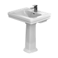 thumbnail image 5 of TOTO® Promenade® 27-1/2" x 22-1/4" Rectangular Pedestal Bathroom Sink for Single Hole Faucets, Cotton White - LPT530N#01, 5 of 5