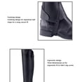 thumbnail image 3 of Equestrian English Riding Unisex Kids Half Chap, 2PCS Microfiber Childs Half Chap with Zipper, Equestrian Protective Gear for Horseback Riding, Ergonomic Design, 3 of 7