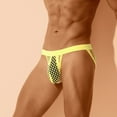 thumbnail image 2 of Vedolay Ladies Underpants Men's Fashion Casual Comfortable Breathable Printed Low Waist Briefs,Yellow S, 2 of 5