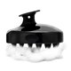 thumbnail image 1 of Cepillo masajeador de cuero cabelludo de silicona con cerdas suaves para un lavado suave del cabello y una ducha relajante., 1 of 5