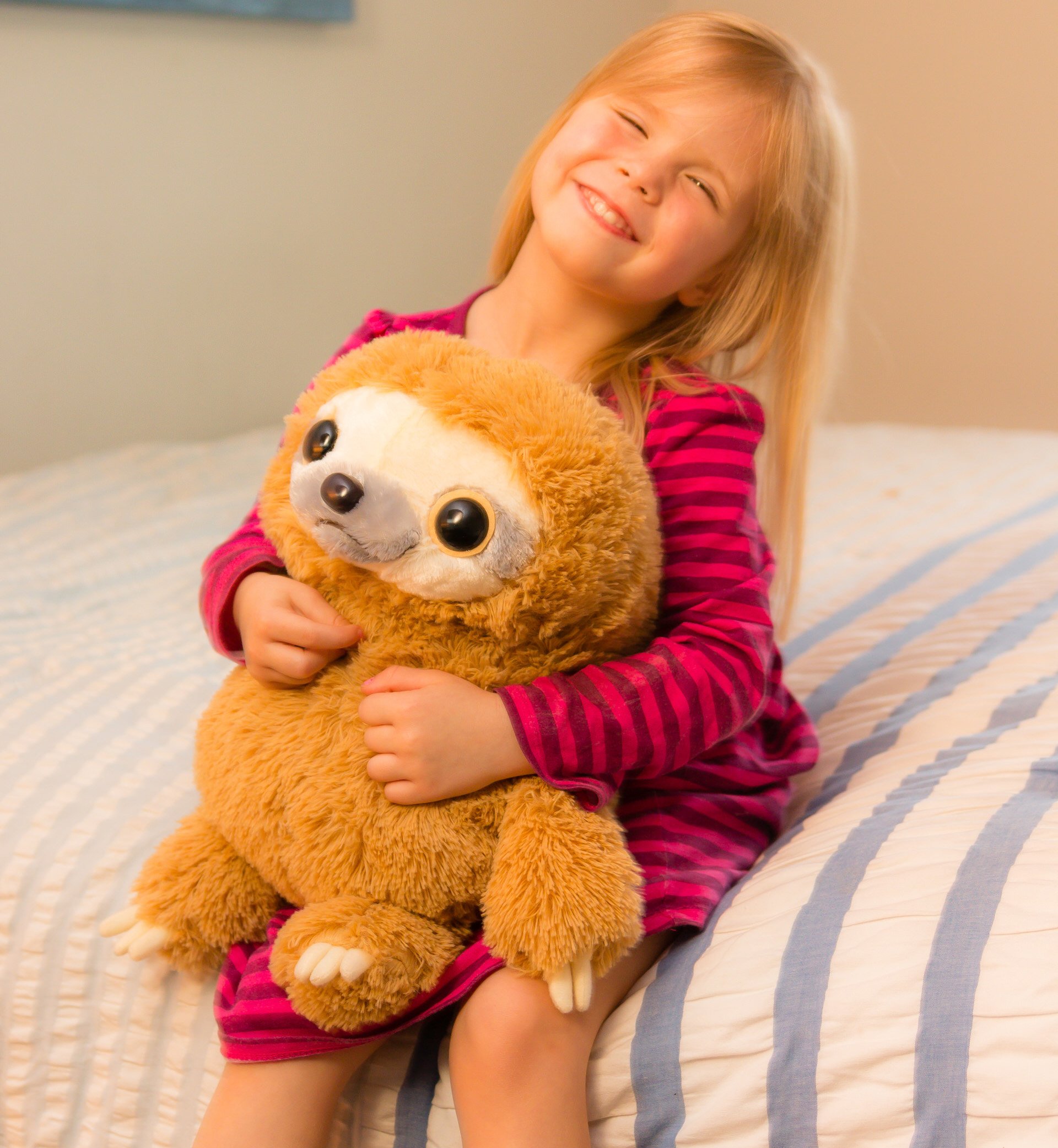 Sloth Stuffed Animal Fluffy Stuffed Sloth Plush Toy Soft Cute Stuffed