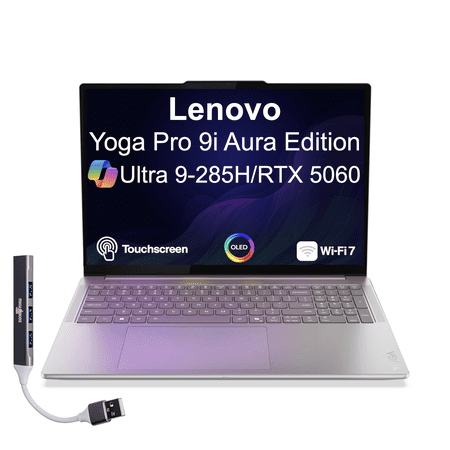 Lenovo Yoga Pro 9i, 16.0" OLED, 32GB RAM, 1TB SSD, w/usb port expander