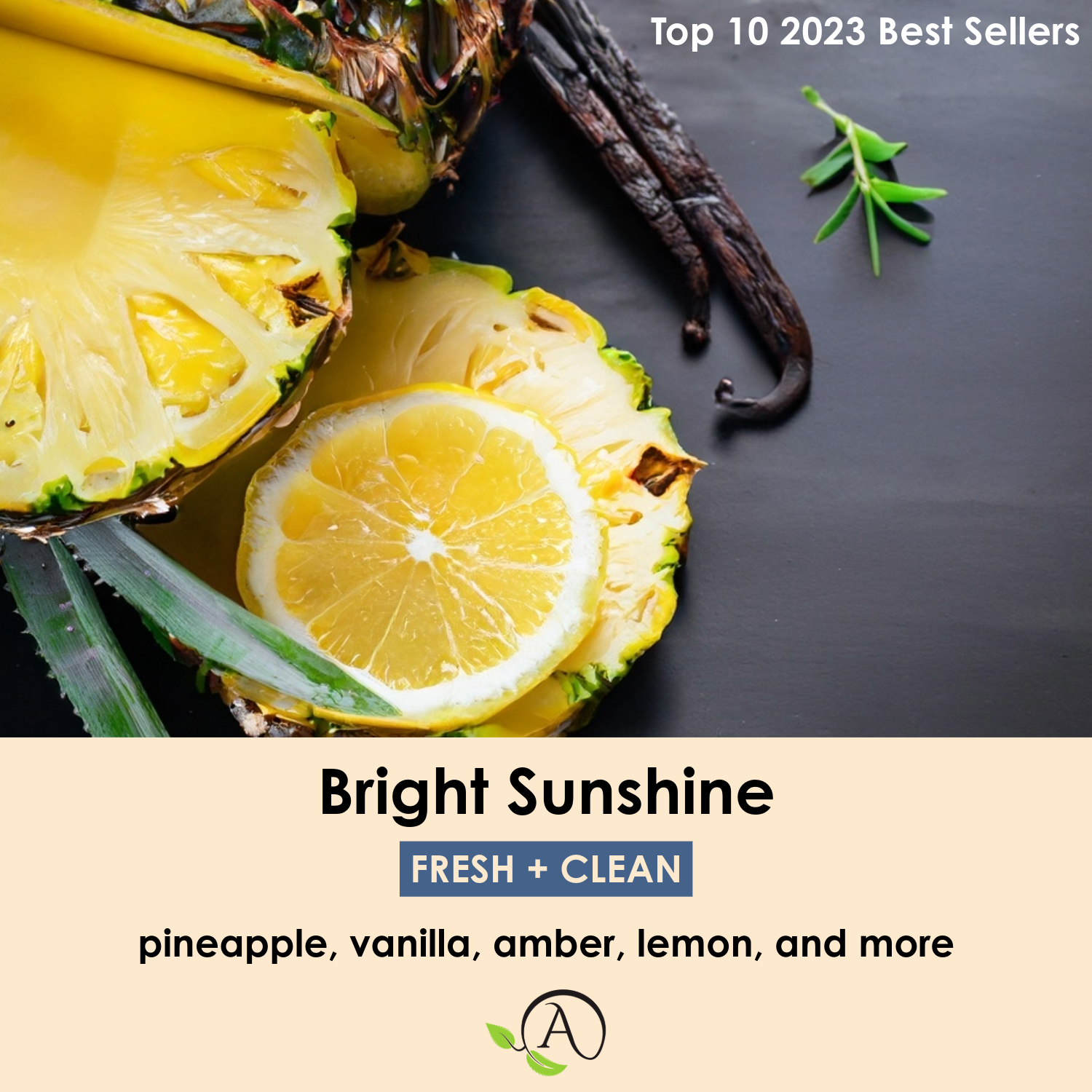 Aroma Retail Bright Sunshine 4oz Fragrance Oil Fresh Scent