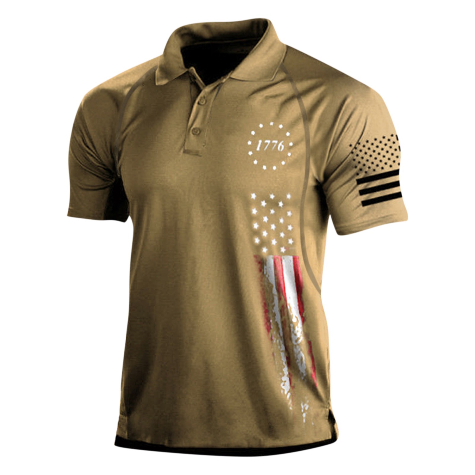 Reduce Tshirt OTEMRCLOC Men's Outdoor Tactical Print Graphic Henley