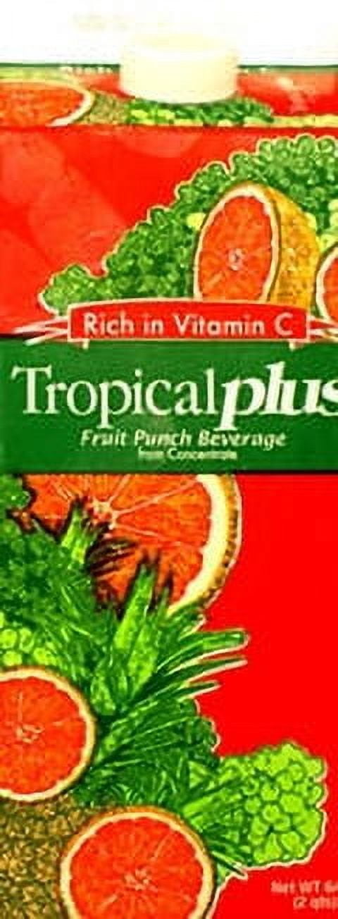 Lotus Plus Fruit Punch Juice Beverage 58 fl oz Smooth Texture Rich in Vitamin C