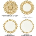 thumbnail image 3 of Jinsinto Set of 4 Round Woven Placemats for Dining Table 11" Small Placemat Natural Woven Rattan Wicker Deep Plates for Christmas Kitchen Table Mat, Beige, 3 of 5