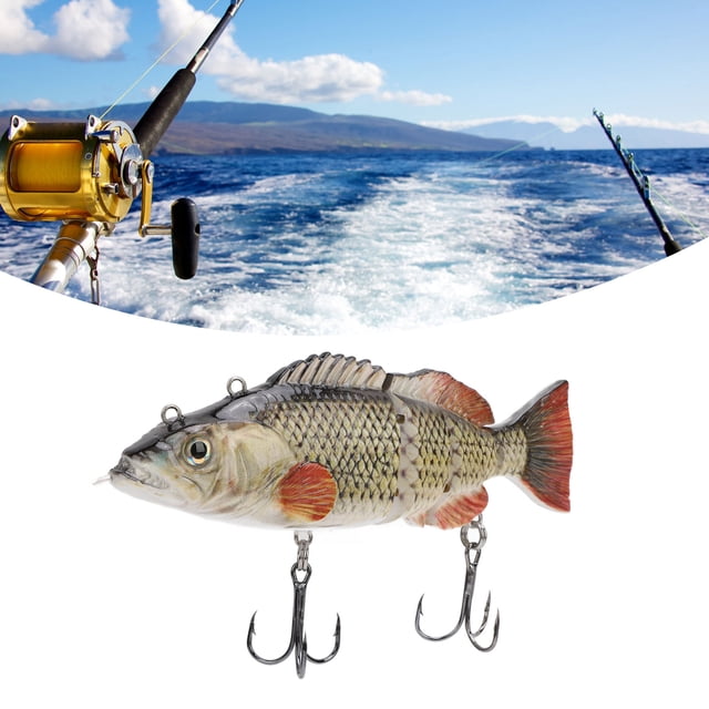 Señuelo De Pesca Electrónico, Cebo De Natación Recargable Resistente A Mordeduras Para Lubina