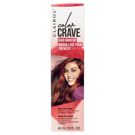 Clairol Color Crave Temporary Hair Makeup,Brilliant (Best Silver Purple Hair Dye)