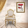 thumbnail image 3 of Tashe 11x14 Gold Ornate Wood Framed with Double Matting Museum Art Print Titled - Ready for Kiss, 3 of 4