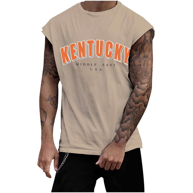 Playeras De Compresión Para Hombre, Camiseta De Verano De Gran Tamaño Y Moderna Para Jóvenes Con Cuello Redondo Y Camiseta De Tirantes