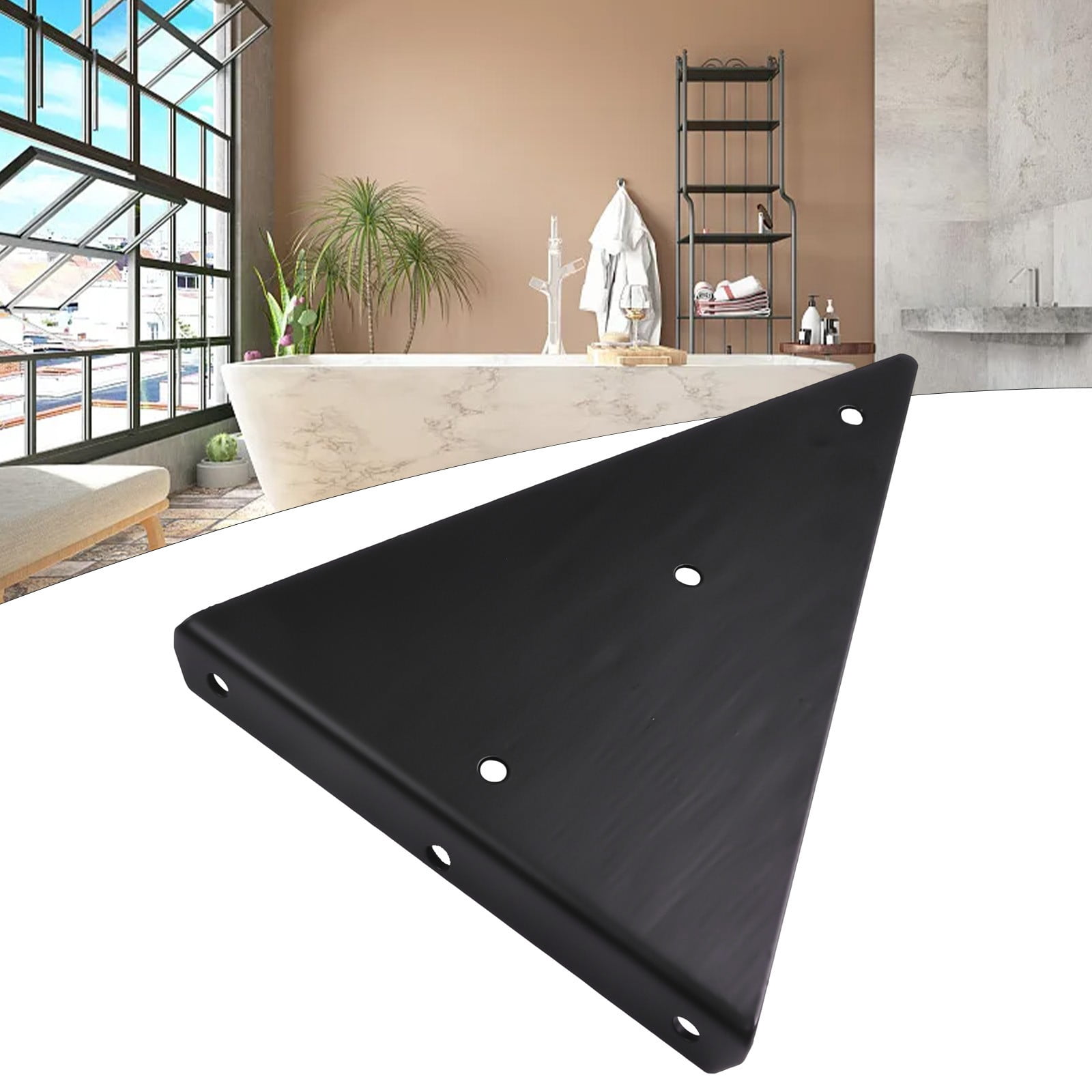 Triangle Shelf Support Brackets Heavy Duty Wall Mounted Invisible Furniture