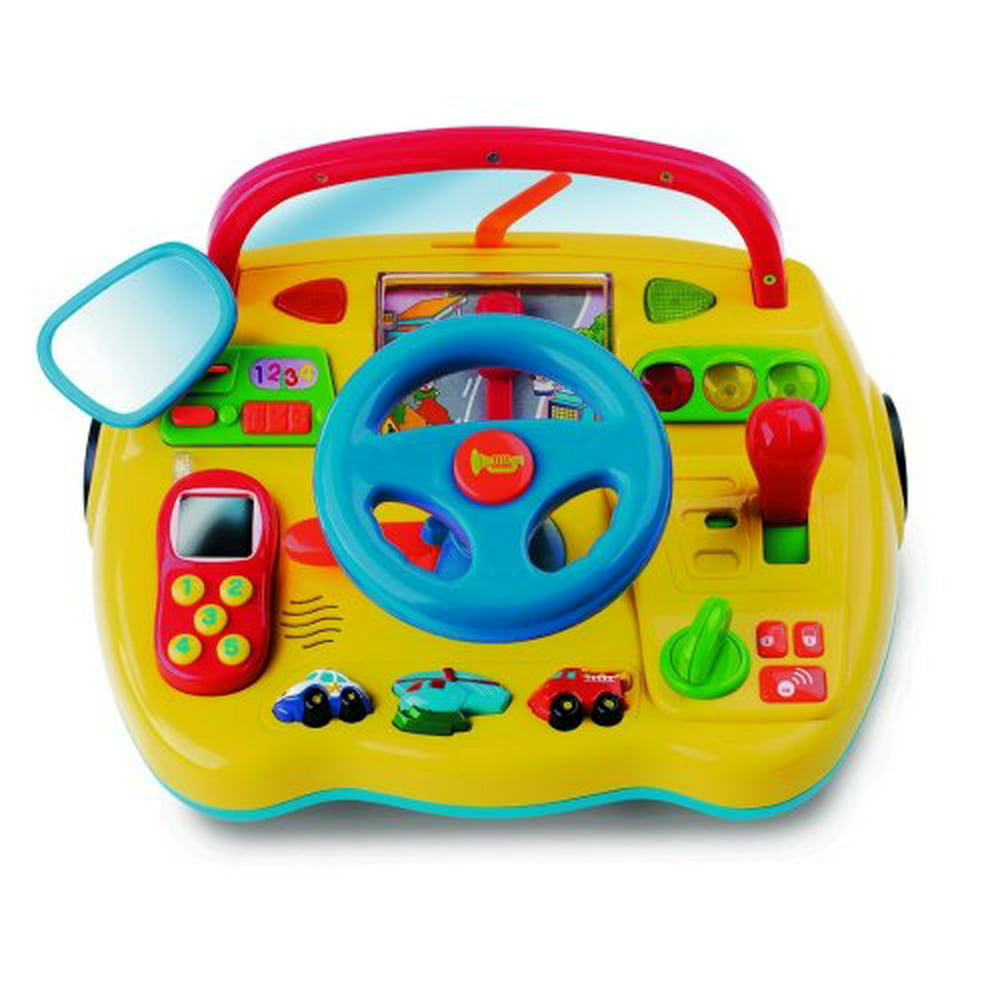 Детская машинка развивающая. Руль детский игрушка Киддиленд. Fisher Price руль. Интерактивная развивающая игрушка PLAYGO Steering Wheel. Игровая панель руль Kiddieland.